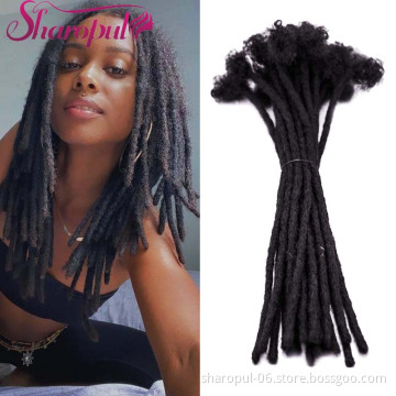 Crochet Human Hair Dreadlocs 8-22inch length natural black Ombre color Human hair dread locs